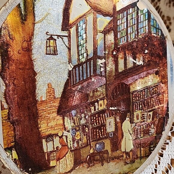 Vintage Foil Lithograph Made In England A Mirrart Production - Picture 3 of 12